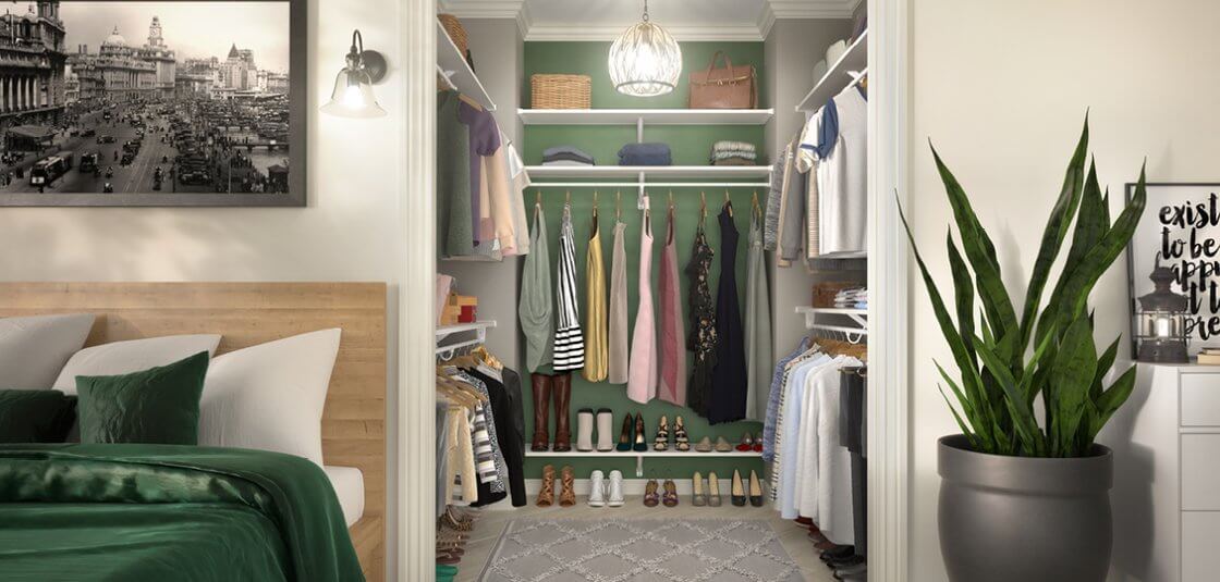 Wood Closet Shelving