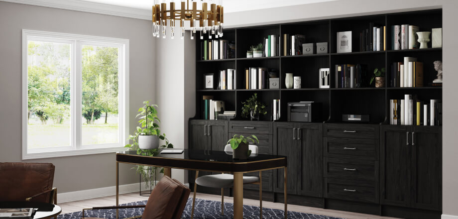 MASTERSUITE in Oxford Black with Stainless Steel Bar Pulls