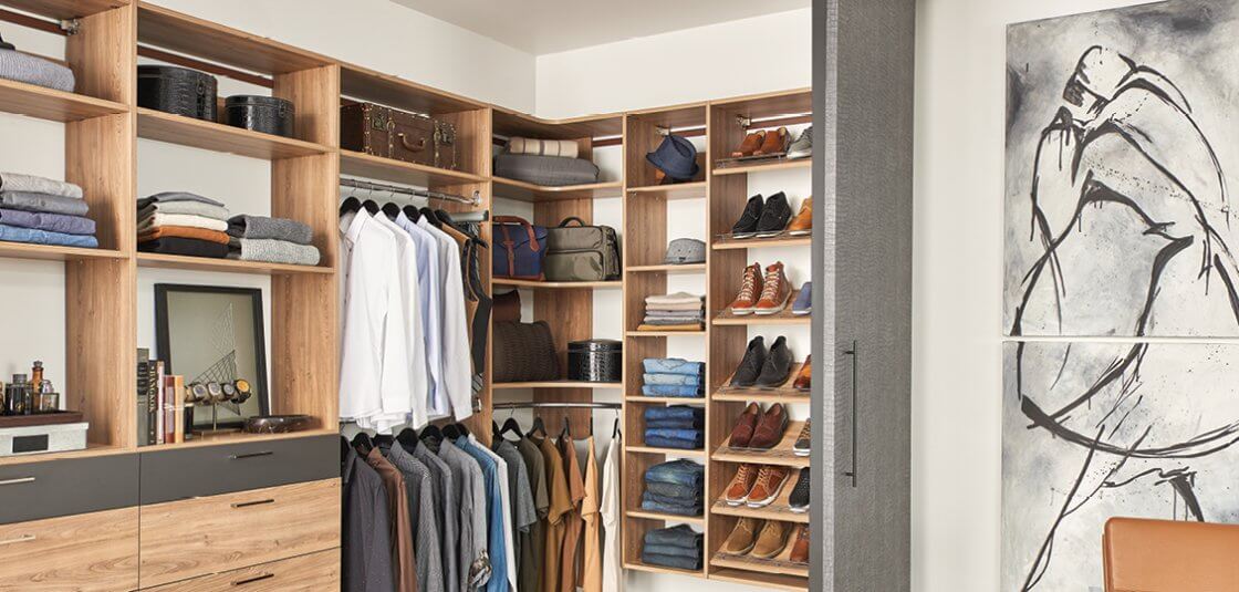 Wood Closet Shelving