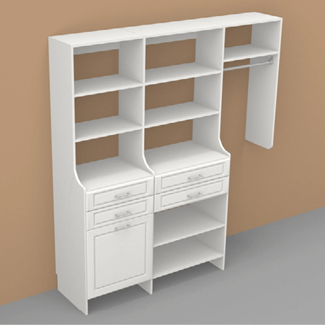 Wood Closet Drawer Units
