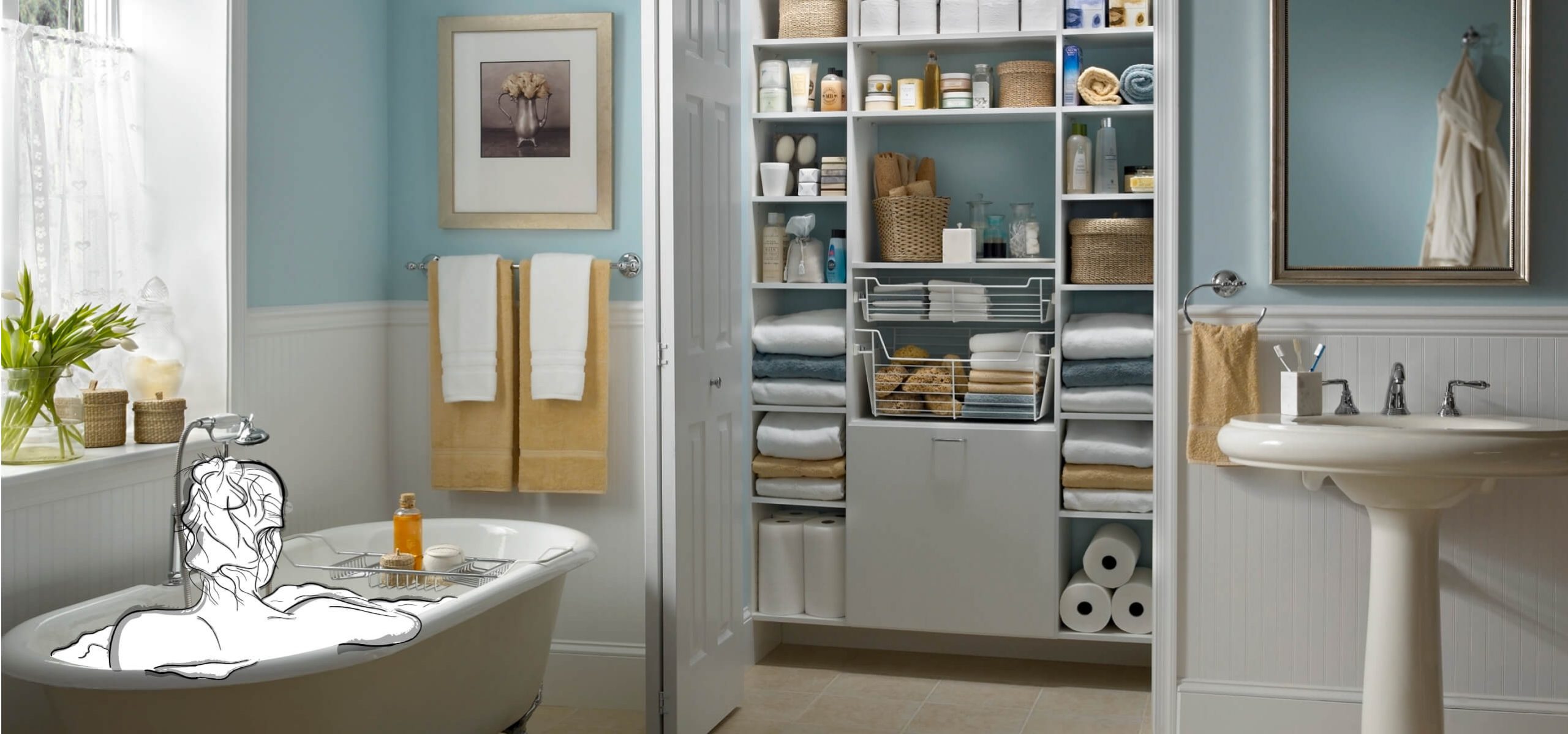 ClosetMaid MasterSuite Linen Closet