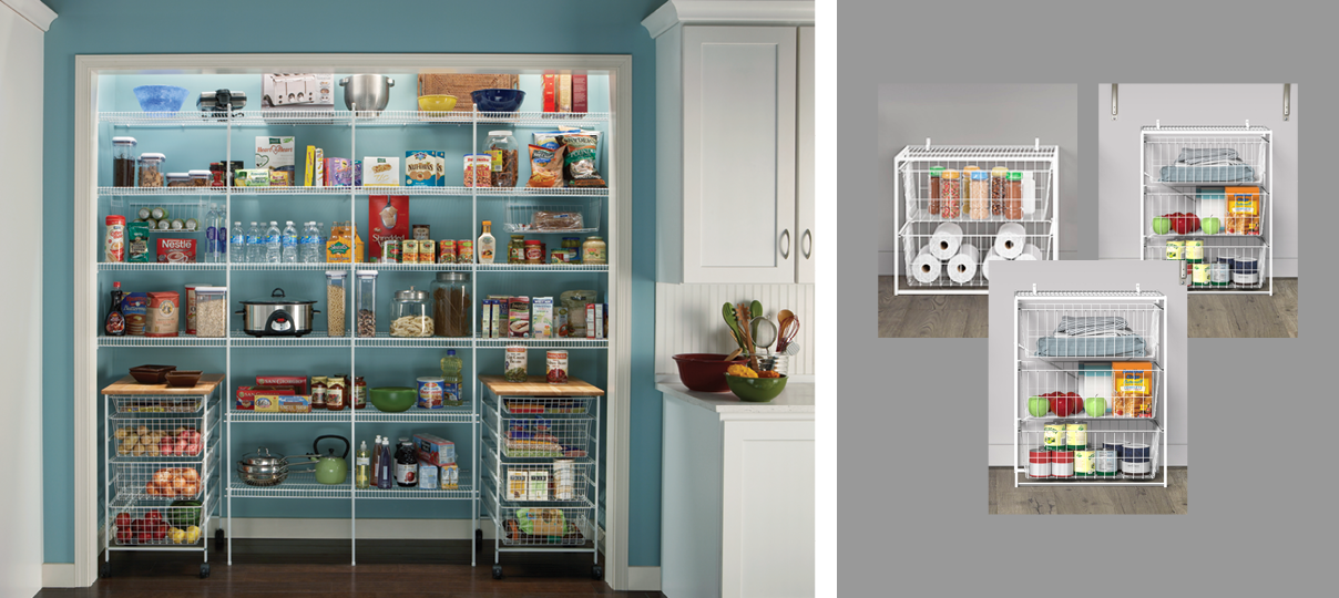 ShelfTrack® Close Mesh lets you store small canisters and jars on wire shelving without worrying about them tipping over.  Learn more about Fixed-Mount Ventilated Wire. 